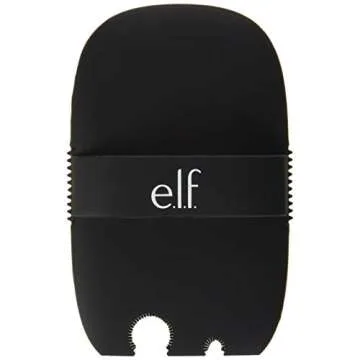 e.l.f. Makeup Brush Cleaning Glove, Black, 5.3 Ounce