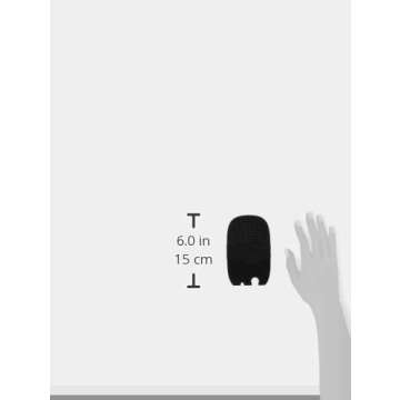 e.l.f. Makeup Brush Cleaning Glove, Black, 5.3 Ounce