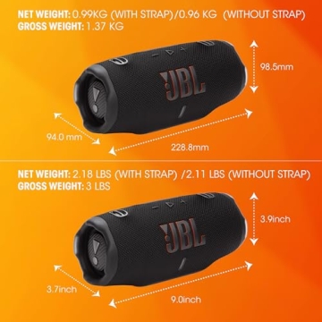 JBL Charge 6 Portable Waterproof Bluetooth Speaker