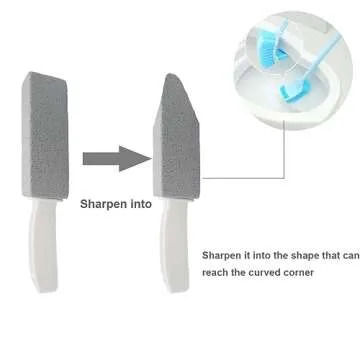 Comfun Pumice Stone Toilet Brush for Effortless Cleaning