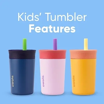 Owala Kids Insulated Tumbler with Spill Resistant Straw