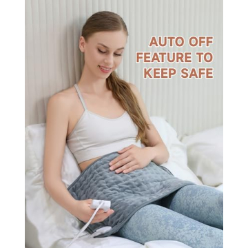 MAVOKIS Heating Pad for Back Pain Relief - 6 Heat Settings