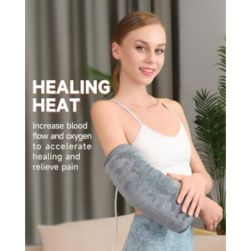 MAVOKIS Heating Pad for Back Pain Relief - 6 Heat Settings