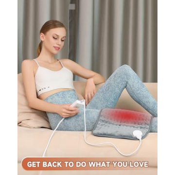 MAVOKIS Heating Pad for Back Pain Relief - 6 Heat Settings