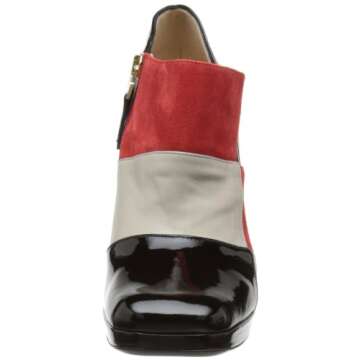 Charles Jourdan Women's Peep-Toe Shoes with Moulded Footbed - Dark Red, Size 6