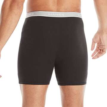 Hanes Men's Boxer Briefs for Ultimate Comfort and Fit