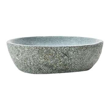 Creative Co-Op Natural Stone Bowl for Home Decor