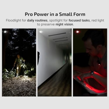 OLIGHT Oclip Pro EDC Flashlight Clip-on Light, Rechargeable 500 Lumens with Three Lighting Solutions...