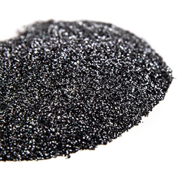Sweets Indeed, Edible Glitter, Perfect for Drinks, Cocktails, Beverages & Cake Decorating, Dessert Cake Topper, Gift, 4 grams (Black Edible Glitter)