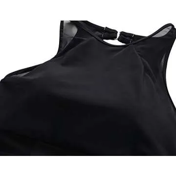 Stylish Hilor Women's One Piece Swimsuit with Supportive Design