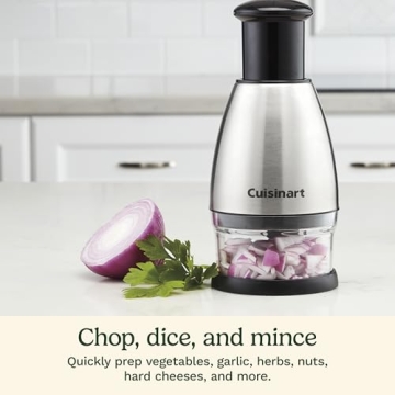 Cuisinart Chopper, Stainless Steel/Black - Efficient Prep Tool