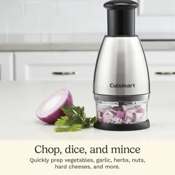 Cuisinart Chopper, Stainless Steel/Black - Efficient Prep Tool