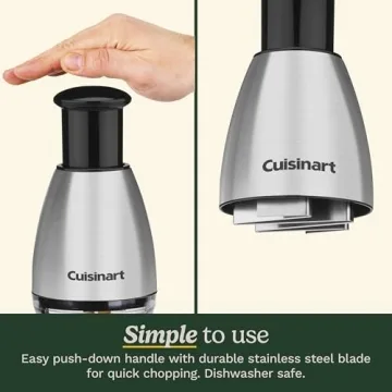 Cuisinart Chopper, Stainless Steel/Black - Efficient Prep Tool