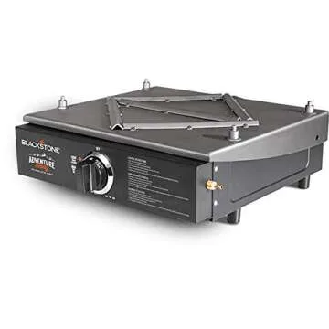 Blackstone Table Top Grill - 17 Inch Portable Gas Griddle - Propane Fueled - for Outdoor Cooking Whi...