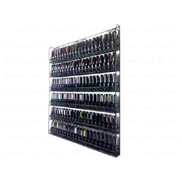 PANA Metal Nail Polish Organizer - 6 Tier Rack