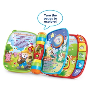 VTech Musical Rhymes Book for Kids 6 Mo to 3 Yrs