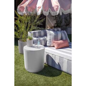 Veradek Kona Chill Side Table – Modern Outdoor Ice Chest