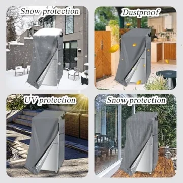 Waterproof Refrigerator Cover for Upright Freezers