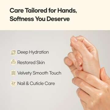 Epielle Hydrating Hand Masks (6pk Gloves) for Dry Hands | Shea Butter, Jojoba Oil, Vitamin E | Inten...