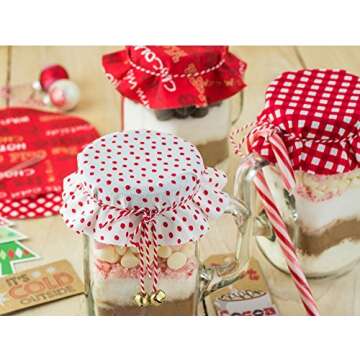 Bakers Twine Red and White for Gift Wrapping & Crafts
