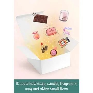 ValBox White Gift Boxes 12 PCS Easy Assemble Durable