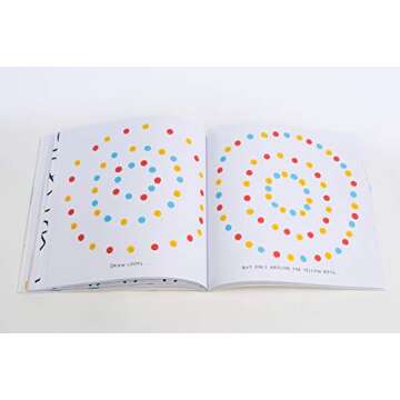 Draw Here: An Activity Book (Interactive Children's Book for Preschoolers, Activity Book for Kids Ages 5-6) (Press Here by Herve Tullet)