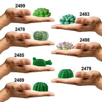 Cactus and Succulent Silicone Molds for Creative Projects