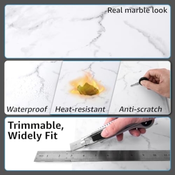 Art3d Peel and Stick Vinyl Flooring Tiles 30-Pack