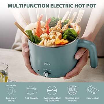 Electric Rapid Noodles Cooker for Quick and Easy Meals