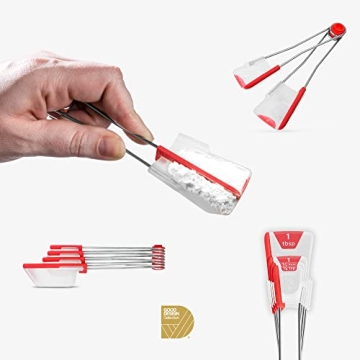 Dreamfarm Levoons 4pc Self-Levelling Measuring Spoons