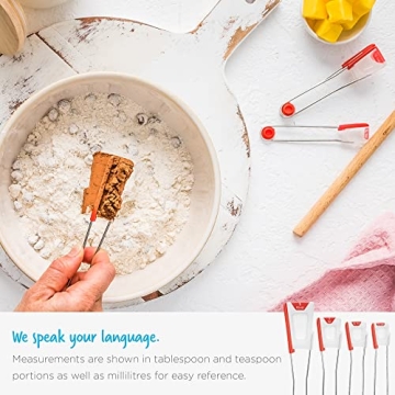 Dreamfarm Levoons 4pc Self-Levelling Measuring Spoons