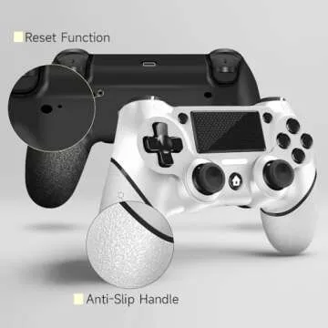 AceGamer 2 Pack PS4 Wireless Controllers, Stylish Design