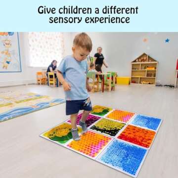 Onyoloy Sensory Floor Lava Tiles for All Ages