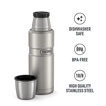 Vacuum-Insulated Bottle by THERMOS - 16 oz Steel