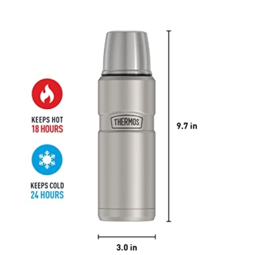 Vacuum-Insulated Bottle by THERMOS - 16 oz Steel