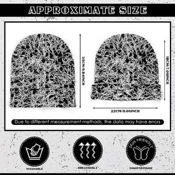 Chuarry Distressed Knitted Beanie for Stylish Winter Wear