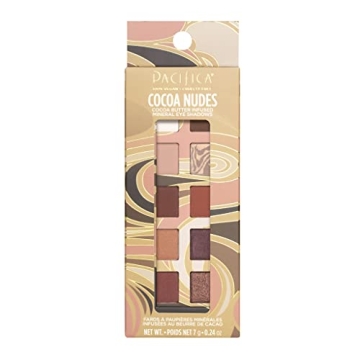 Pacifica Cocoa Nudes Eyeshadow Palette 10 Shades