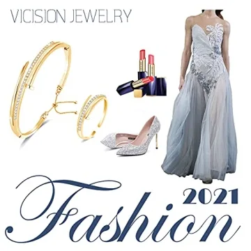 VICISION Gold Jewelry Set - Perfect Gifts for Her
