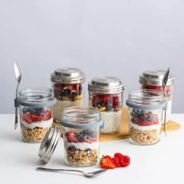 Kilner Parfait & Overnight Oats Jar Set for Healthy Meals