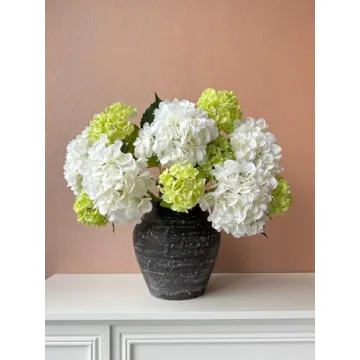 Shop YalzoneMet Real Touch Hydrangea Flowers for Decor