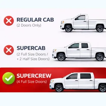 KPY Rain Guards for 2009-2014 Ford F150 SuperCrew