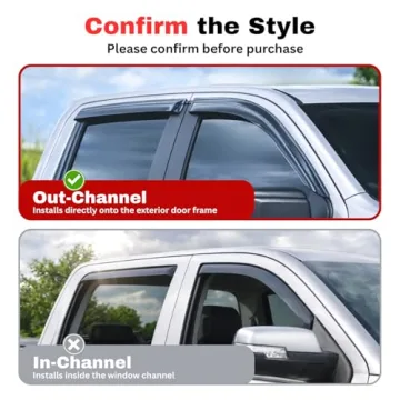 KPY Rain Guards for 2009-2014 Ford F150 SuperCrew