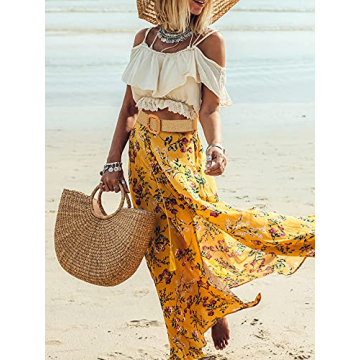 Geyoga Women’s Woven Elastic Waist Belts Set