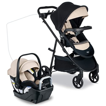 Britax Willow Brook S+ Baby Travel System: Lightweight Stroller & Car Seat Combo