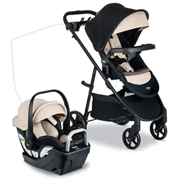 Britax Willow Brook S+ Baby Travel System: Lightweight Stroller & Car Seat Combo