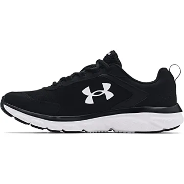 Under Armour Men's Charged Assert 9 Running Shoes - Black/White