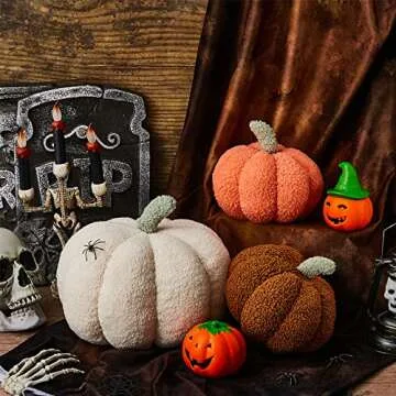 Cute Pumpkin Pillow Set for Autumn Decor Excellence