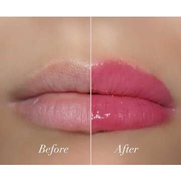 Girlactik Jello Gloss Balm – Hydrating Lip Gloss with Natural Shine, Pink Lemonade Scent, Moisturi...