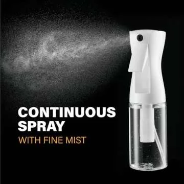 2 Pack Continuous Spray Bottles for Hair & More