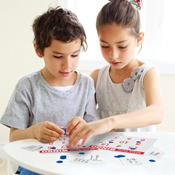 Addition & Subtraction Math Facts Bingo, 2 Difficulty Levels, Up to 36 Players by Pint-Size Scholars